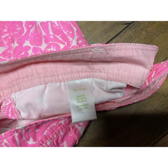 Lilly Pulitzer Womens Callahan Hot Pink Shorts Size 2 - Picture 6 of 11